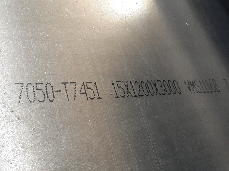 7050 T6 T73 O aluminum alloy plate stock