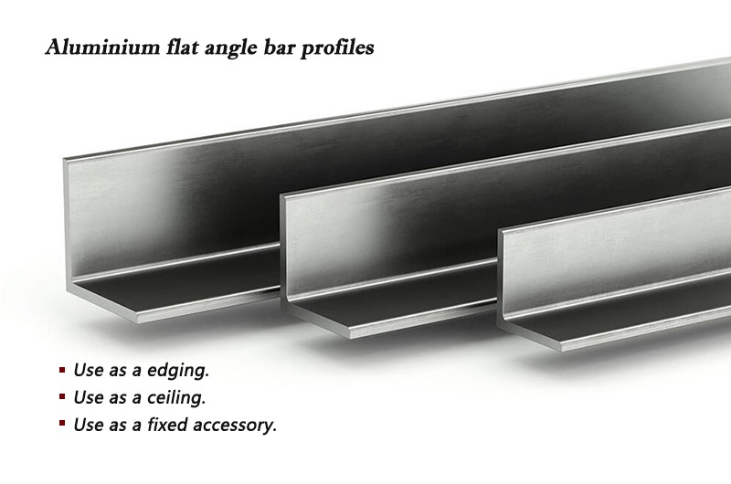 Aluminium flat angle bar 